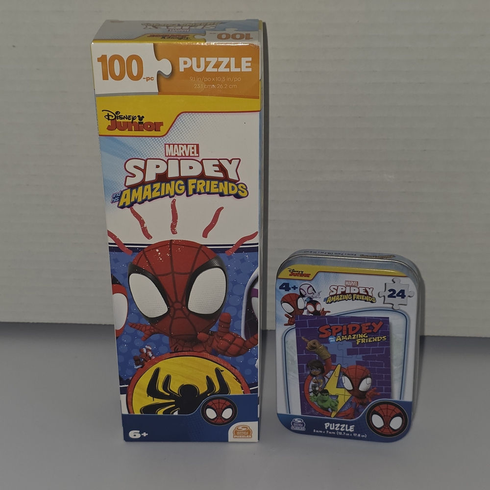 NIB Marvel Spidey Amazing Friends Puzzle (2) Pack